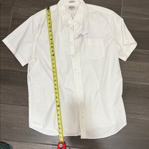 Men's White Button-Down Shirt